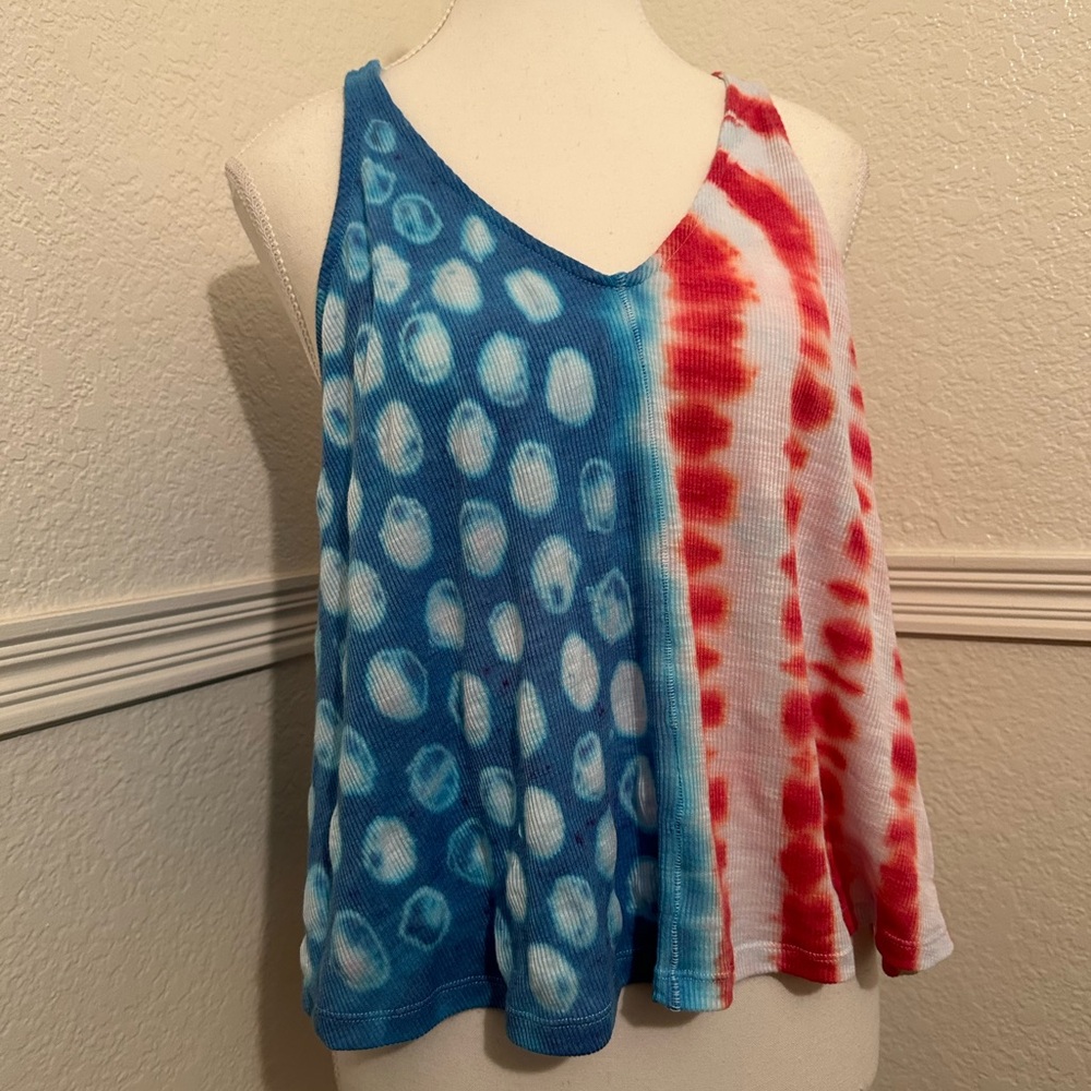 πΊπΈ Free People Intimately Dani Tank πΊπΈ USA American Flag - Picture 4 of 8